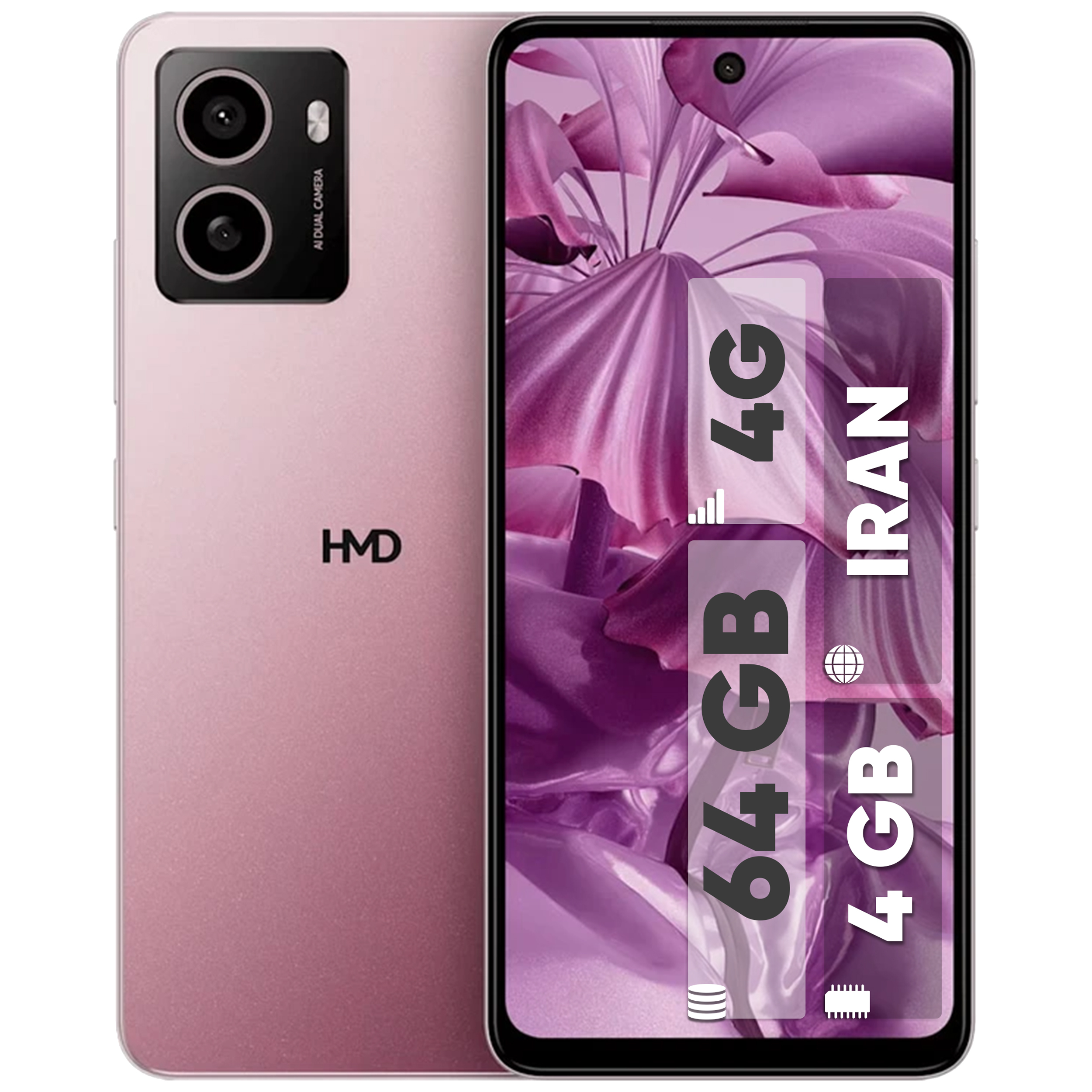 گوشی موبایل اچ ام دی مدل Pulse دو سیم‌ کارت ظرفیت 64 گیگابایت و رم 4 گیگابایت - مونتاژ ایران تحت لیسانس HMD فنلاند