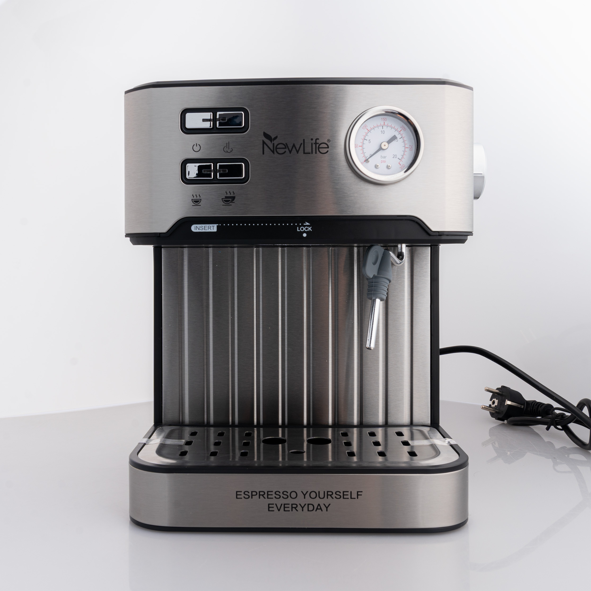 اسپرسو ساز 1800 میلی‌لیتر نیو لایف مدل EMP-13S-410