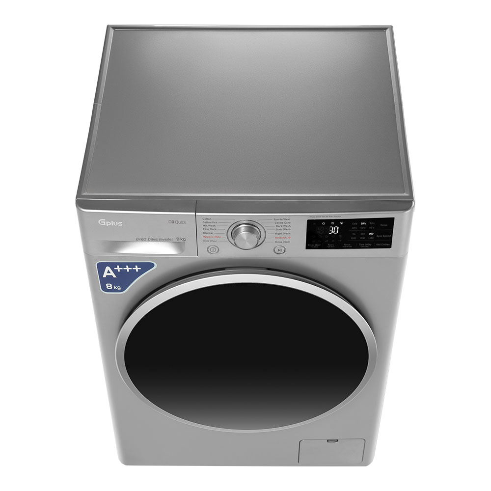 ماشین لباسشویی جی پلاس مدل GWM-L807S ظرفیت 8 کیلوگرم