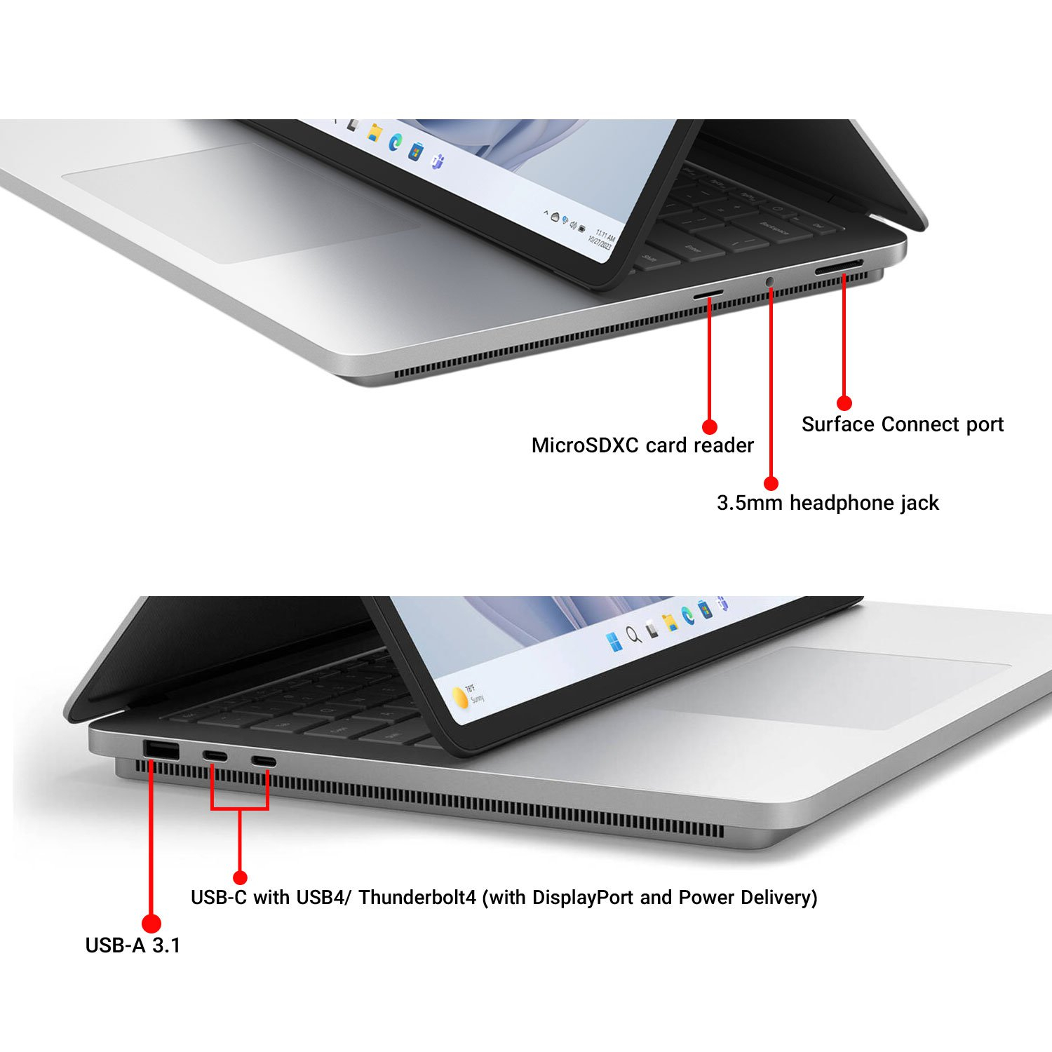 لپ تاپ 14.4 اینچی مایکروسافت مدل Surface Laptop Studio 2-i7 13700H-64GB LPDDR5x-2TB SSD-RTX4060 8GB-Touch 120Hz