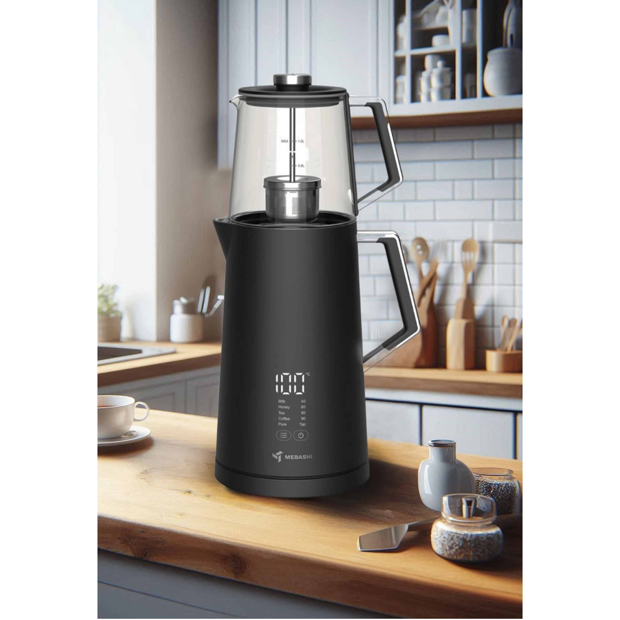 چای ساز روی هم مباشی مدل ME-TM304