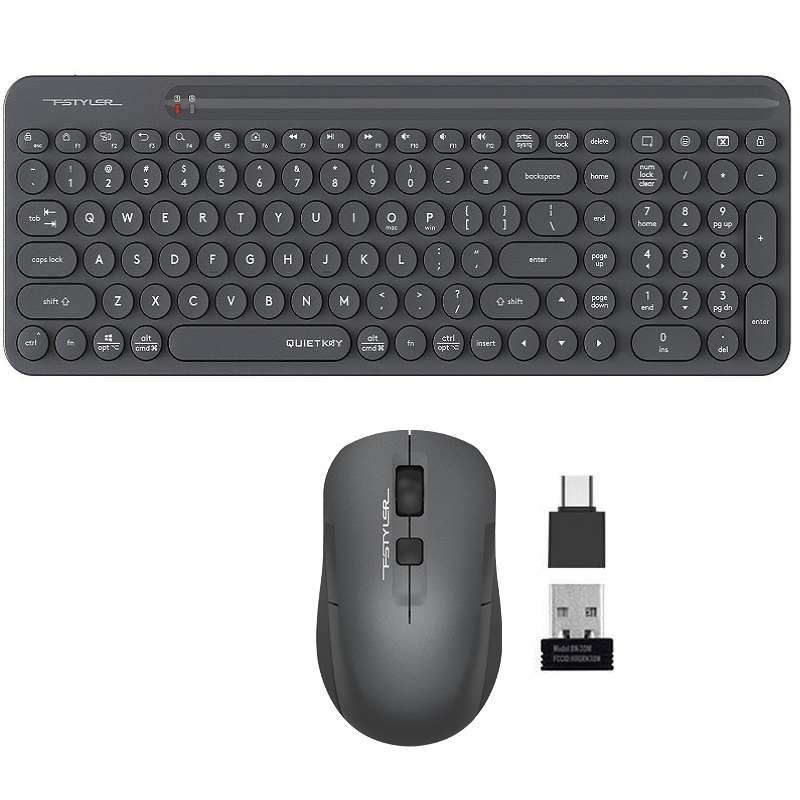 کیبورد و ماوس بی سیم ای فورتک مدل FG_33OO_AIR2