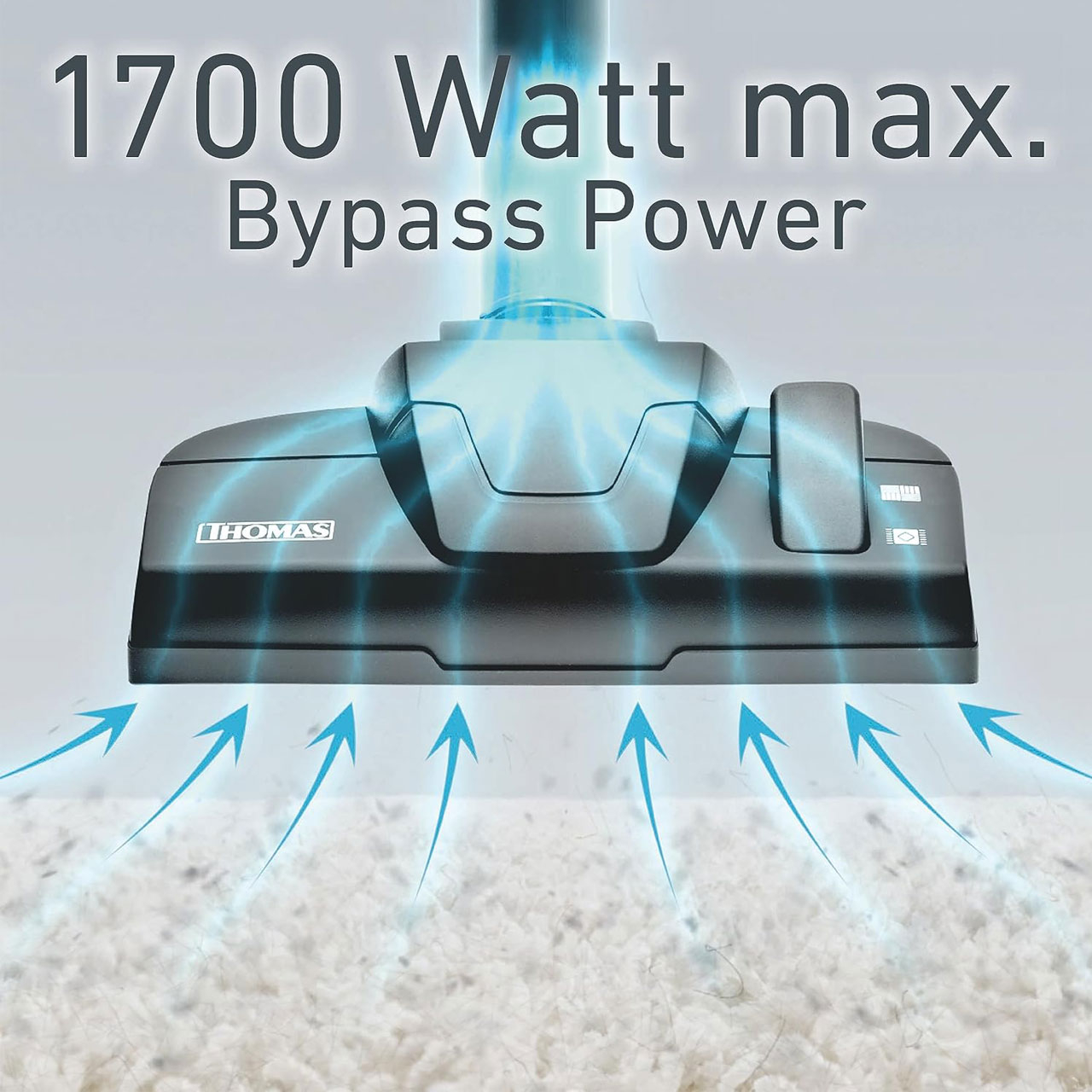 جاروبرقی مخزن‌دار 1700 وات توماس مدل 788569