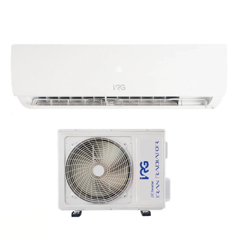 کولر گازی اسپلیت دیواری 12000 دور ثابت ایران رادیاتور مدل روتاری