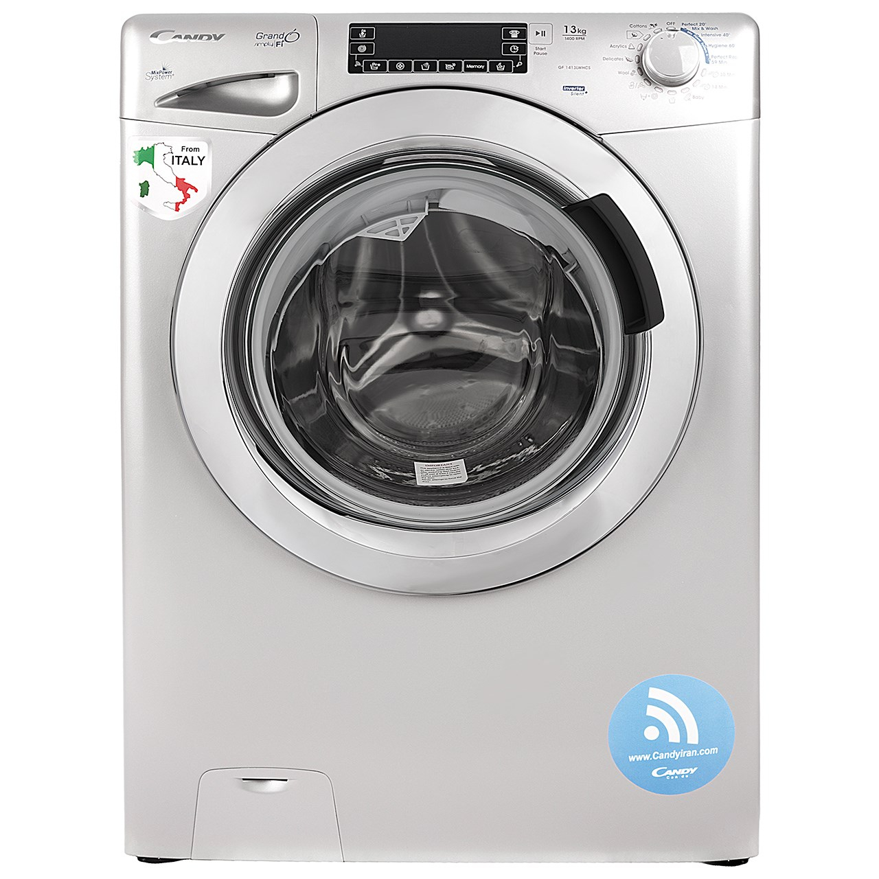 ماشین لباسشویی کندی مدل GF1413LWHCS با ظرفیت 13 کیلوگرم