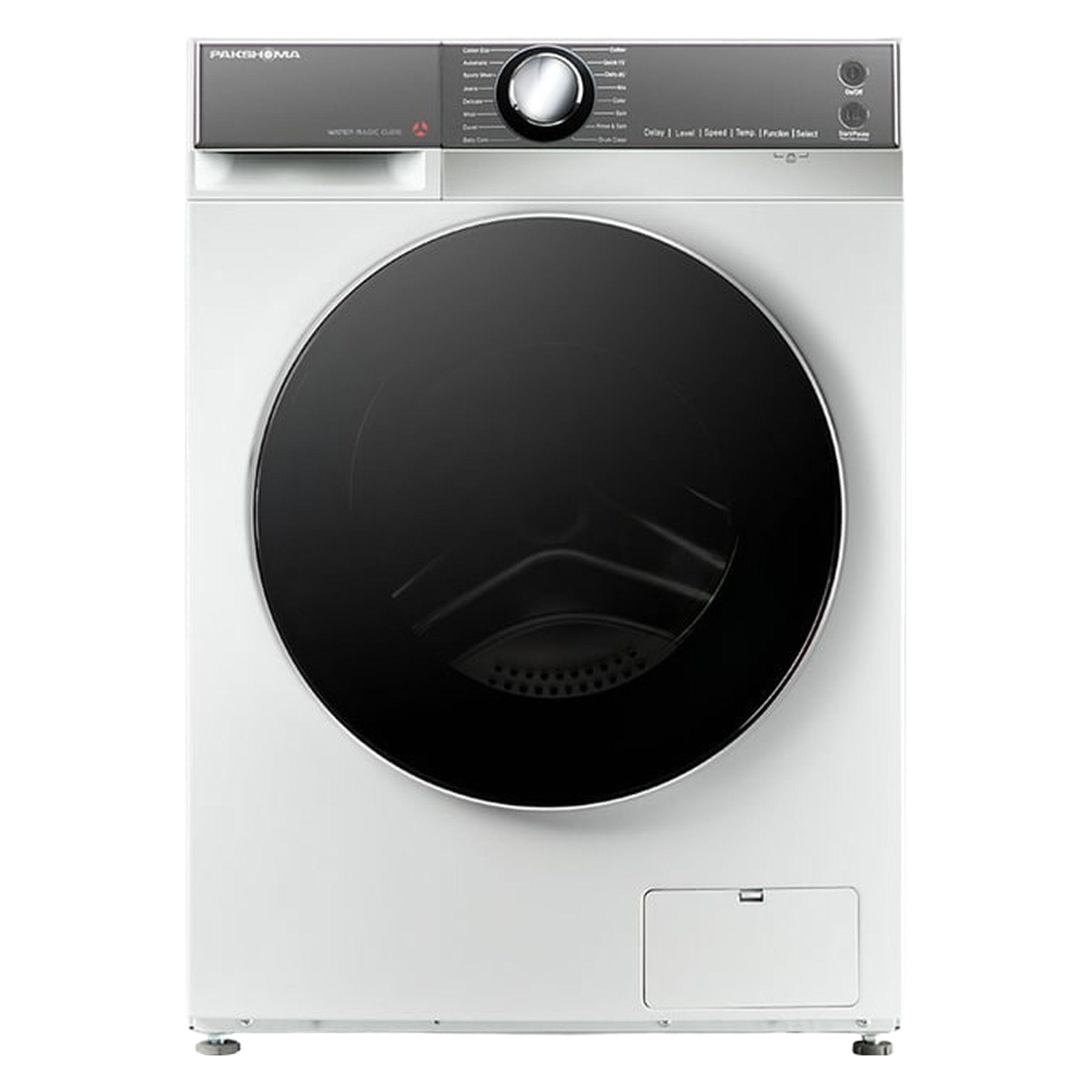 ماشین لباسشویی پاکشوما مدل BWF 40108 WT ظرفیت 9 کیلوگرم