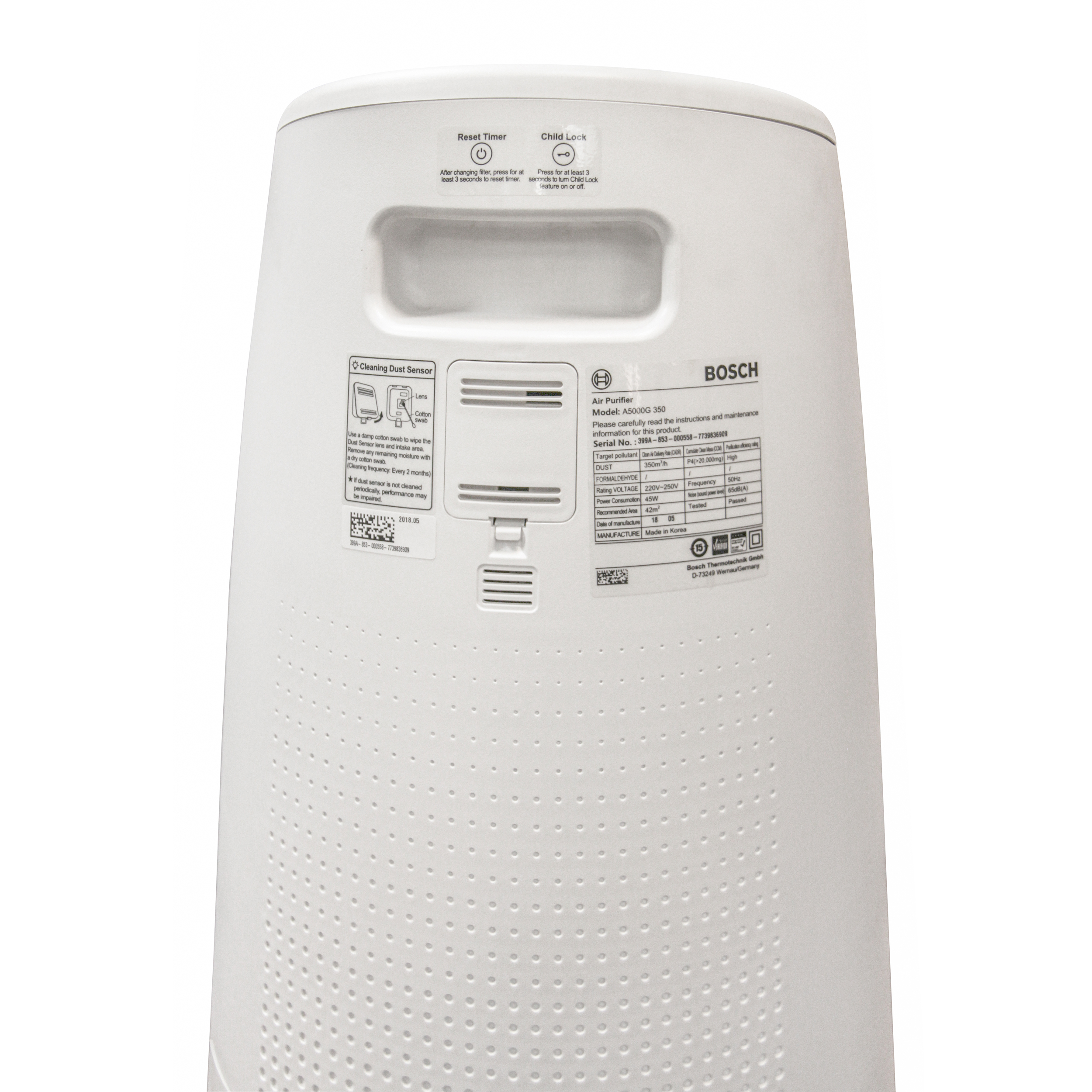 دستگاه تصفیه کننده هوا بوش مدل A5000G350