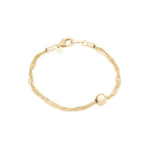 النگو طلا 18 عیار زنانه گالری شیدا مجد مدل پنی گوی