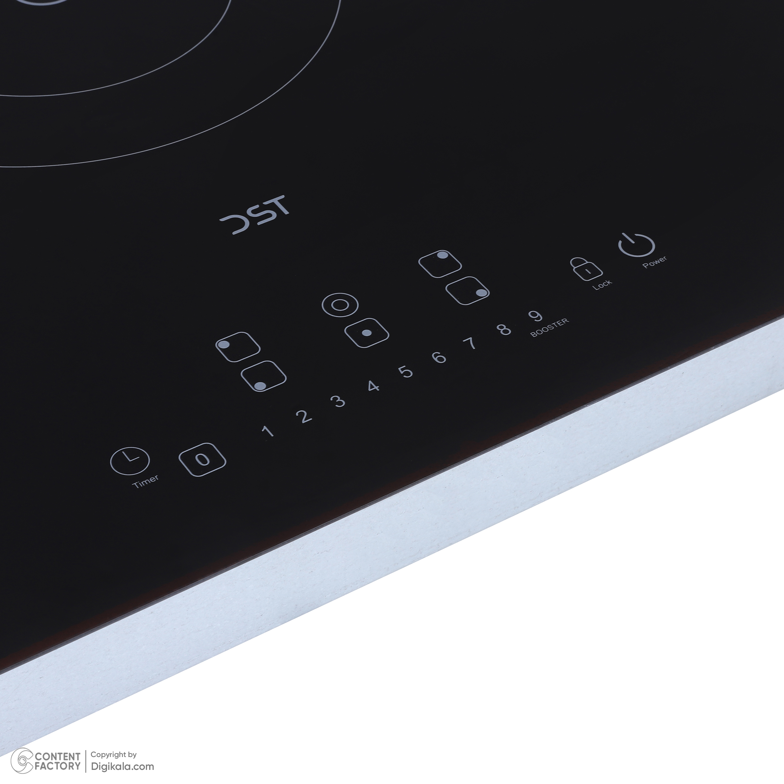 اجاق گاز برقی پنج شعله دی اس تی مدل هیبرید IT5-01