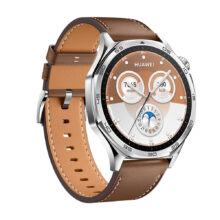 ساعت هوشمند 46 میلی متری هوآوی مدل WATCH GT 5 با بند چرم