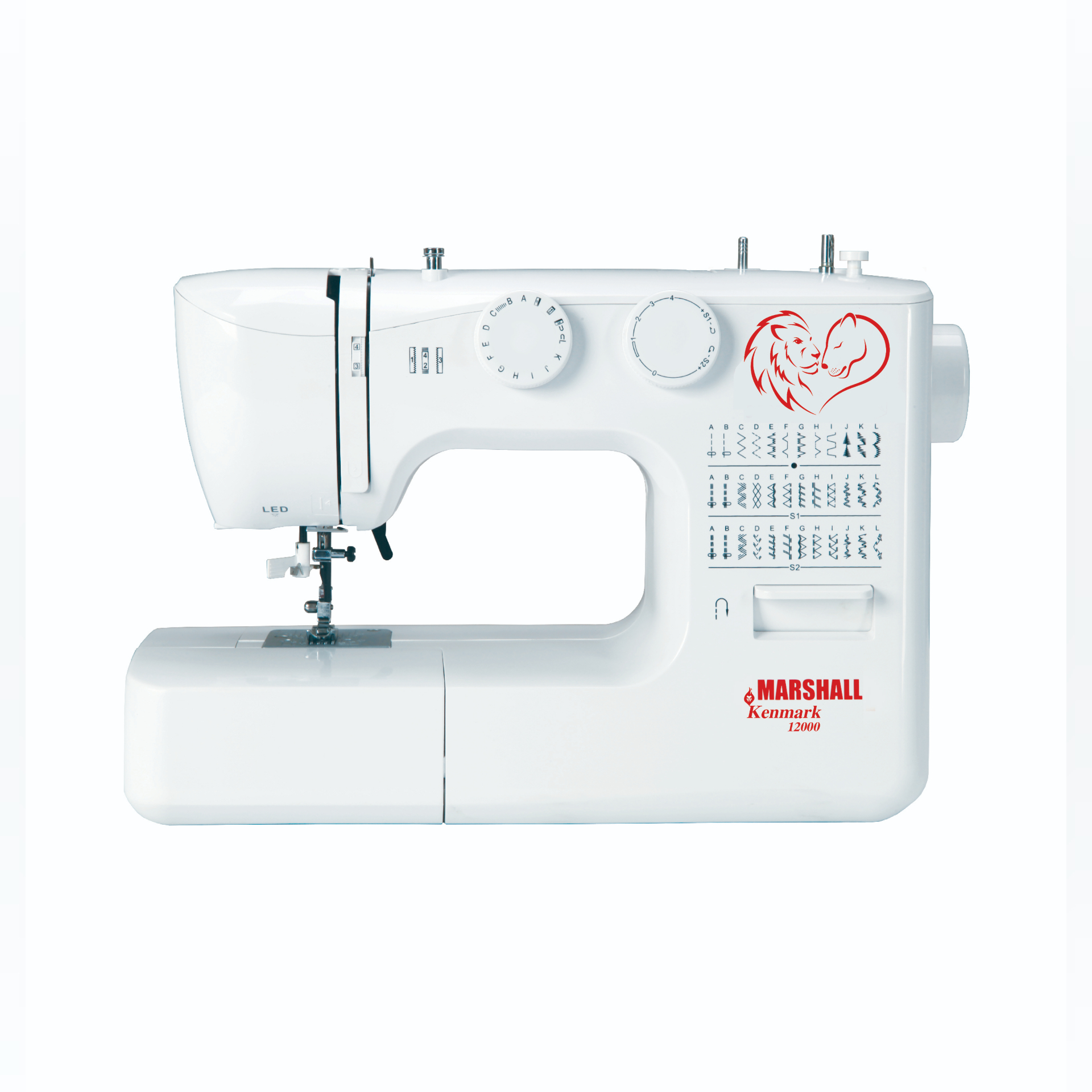 چرخ خیاطی مارشال مدل 12000