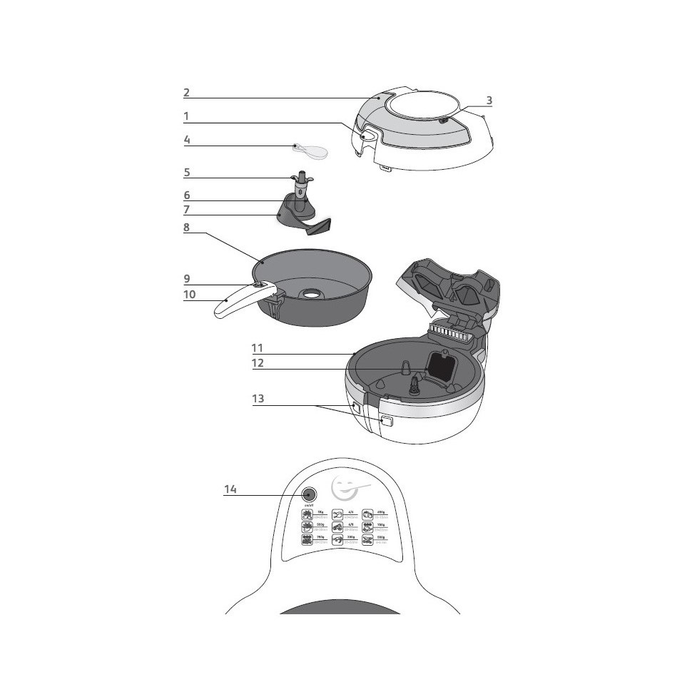 سرخ کن بدون روغن تفال مدل FZ7010 15