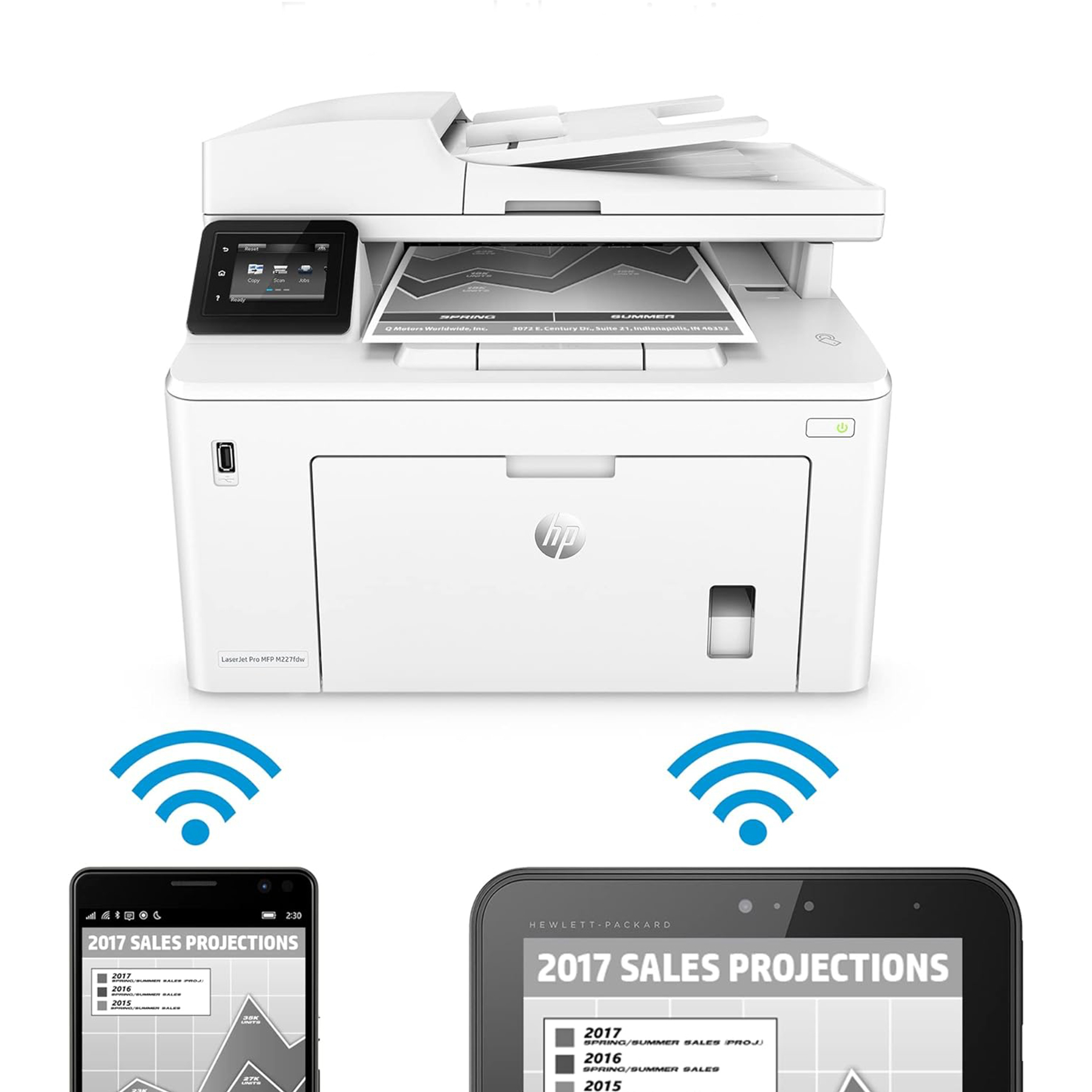 پرینتر لیزری اچ پی مدل LaserJet Pro MFP M227fdw