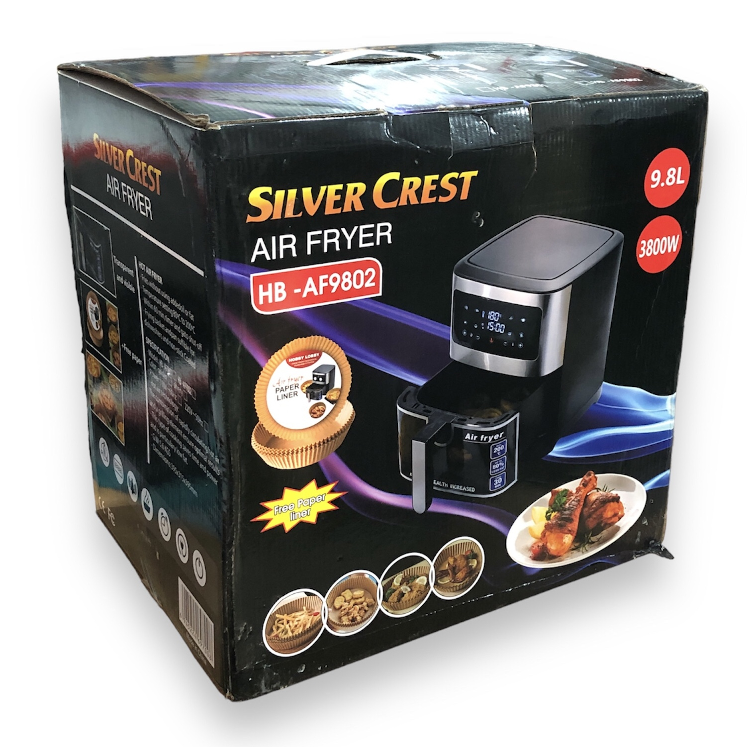 سرخ کن بدون روغن سیلورکرست مدل HB-AF9802