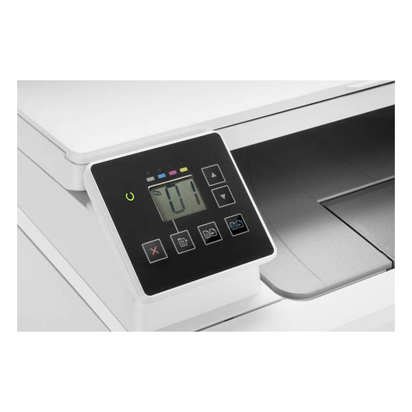 پرینتر لیزری چندکاره رنگی اچ پی مدل Color LaserJet Pro MFP M182n با اتصال باسیم و بی‌سیم، سایز چاپ A4