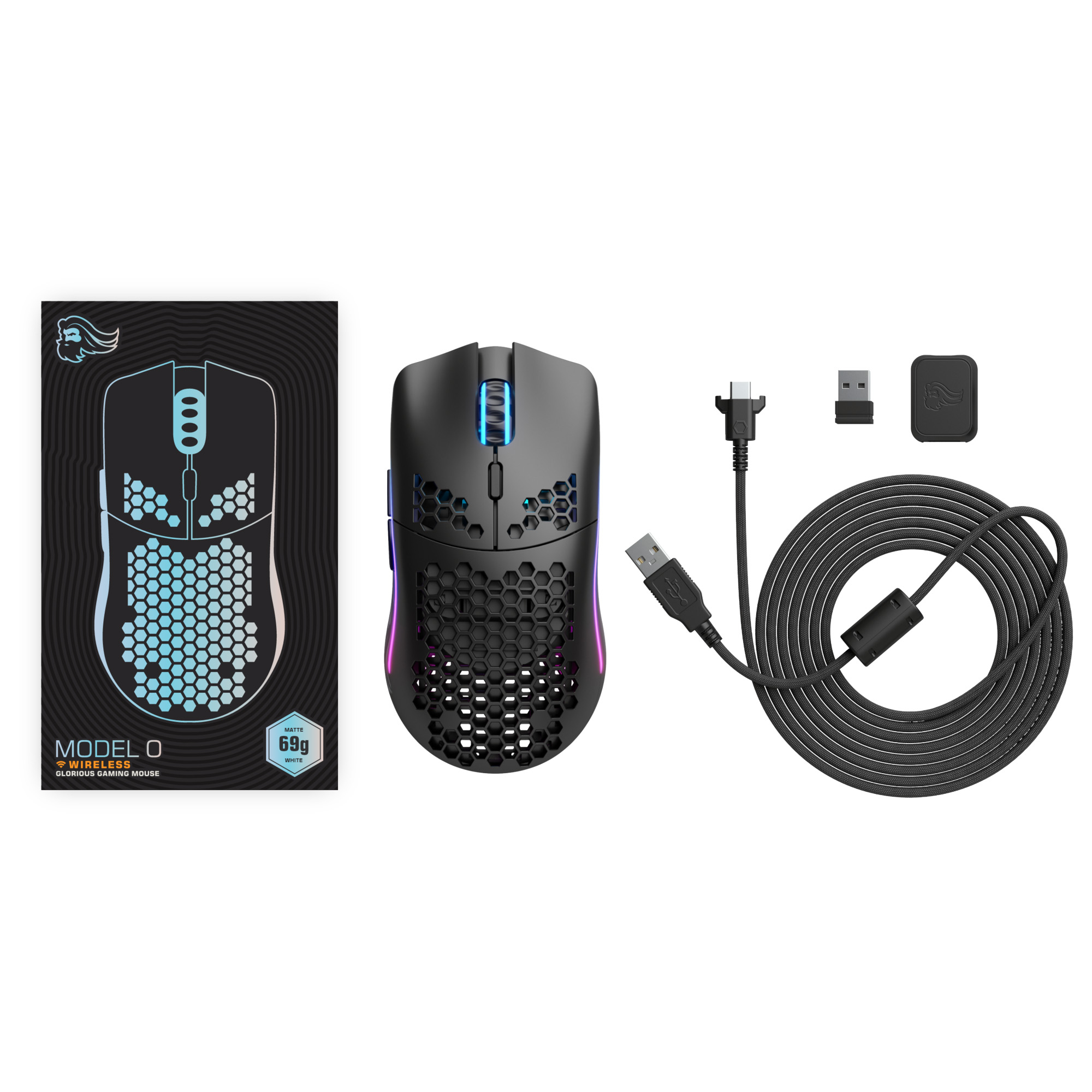 ماوس بی سیم مخصوص بازی گلوریس مدل O