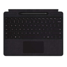 تبلت مایکروسافت مدل Microsoft Surface Pro 8 ظرفیت 256 گیگابایت به همراه کیبورد Black Type Cover Pro X
