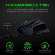 ماوس بی سیم مخصوص بازی ریزر مدل Basilisk Ultimate With wireless charging Dock