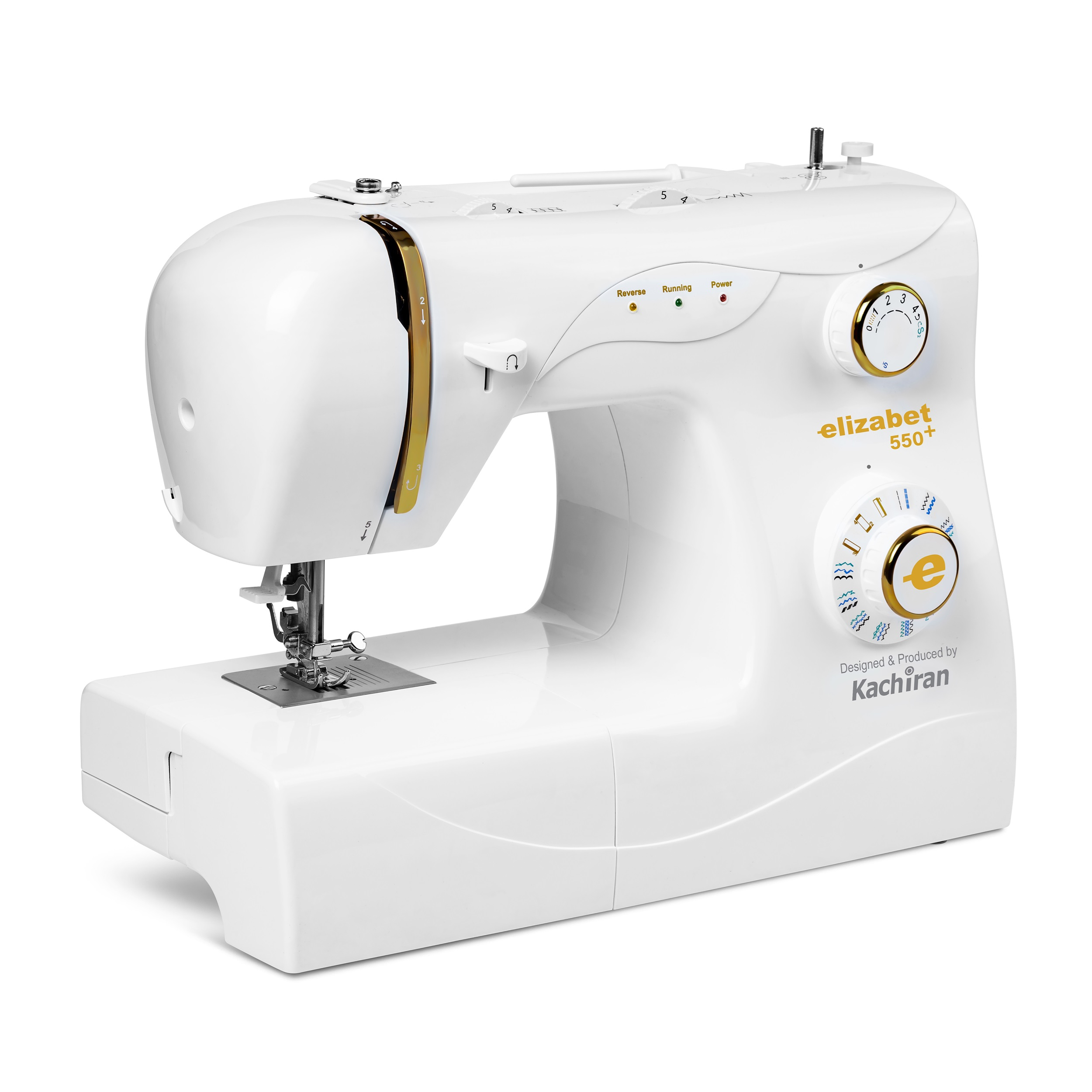 چرخ خیاطی کاچیران مدل اليزابت 550+