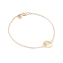 دستبند طلا 18 عیار زنانه گالری شیدا مجد مدل درخت زندگی زنجیری