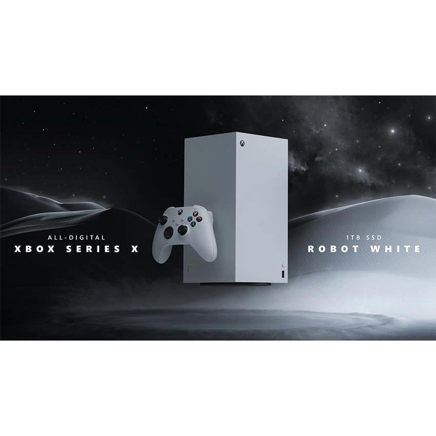 کنسول بازی مایکروسافت مدل Xbox Series X Digital Edition - Robot White ظرفیت 1 ترابایت
