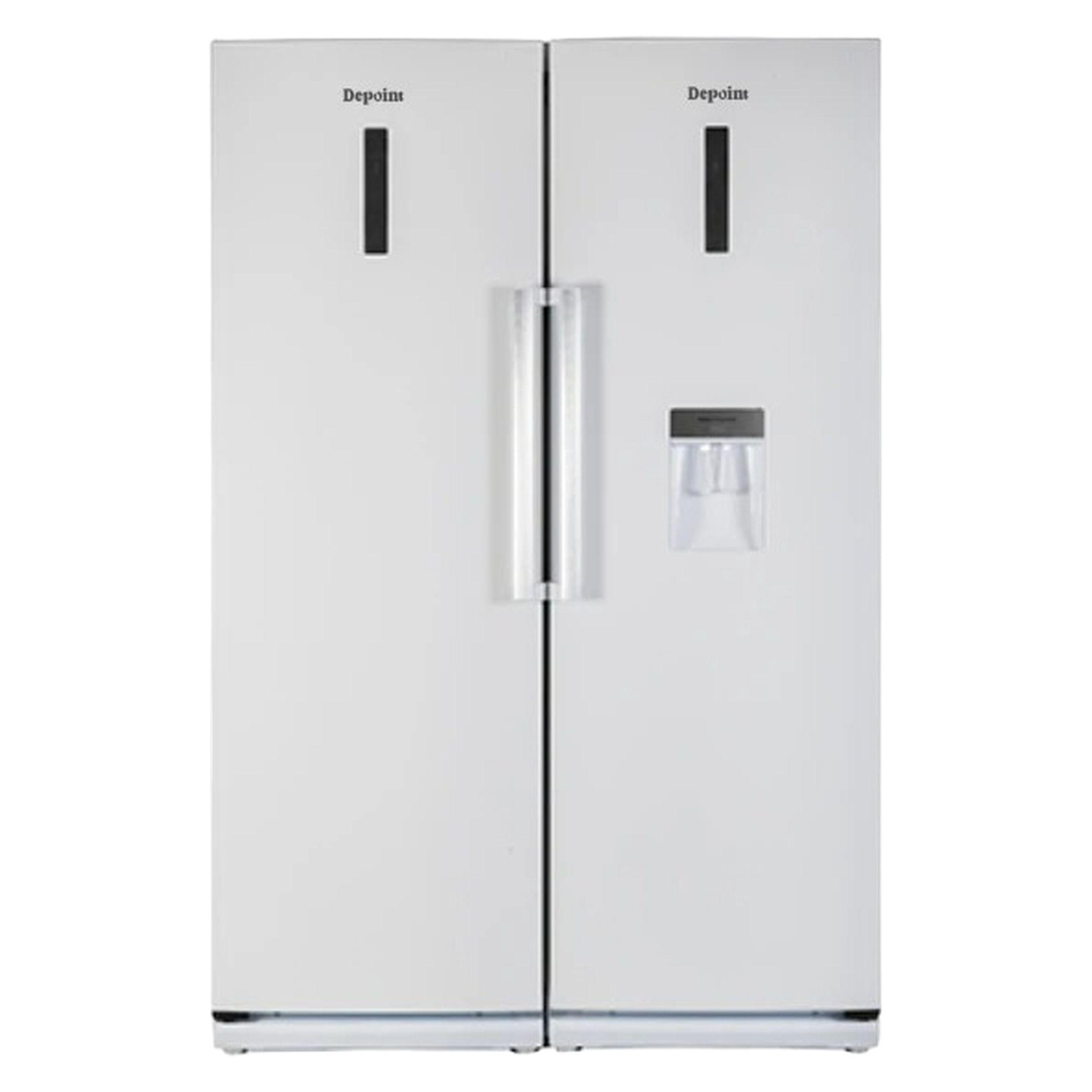 یخچال و فریزر دوقلو 40 فوت دیپوینت مدل  NF14-D5iU-W/NR14-D5iU-W