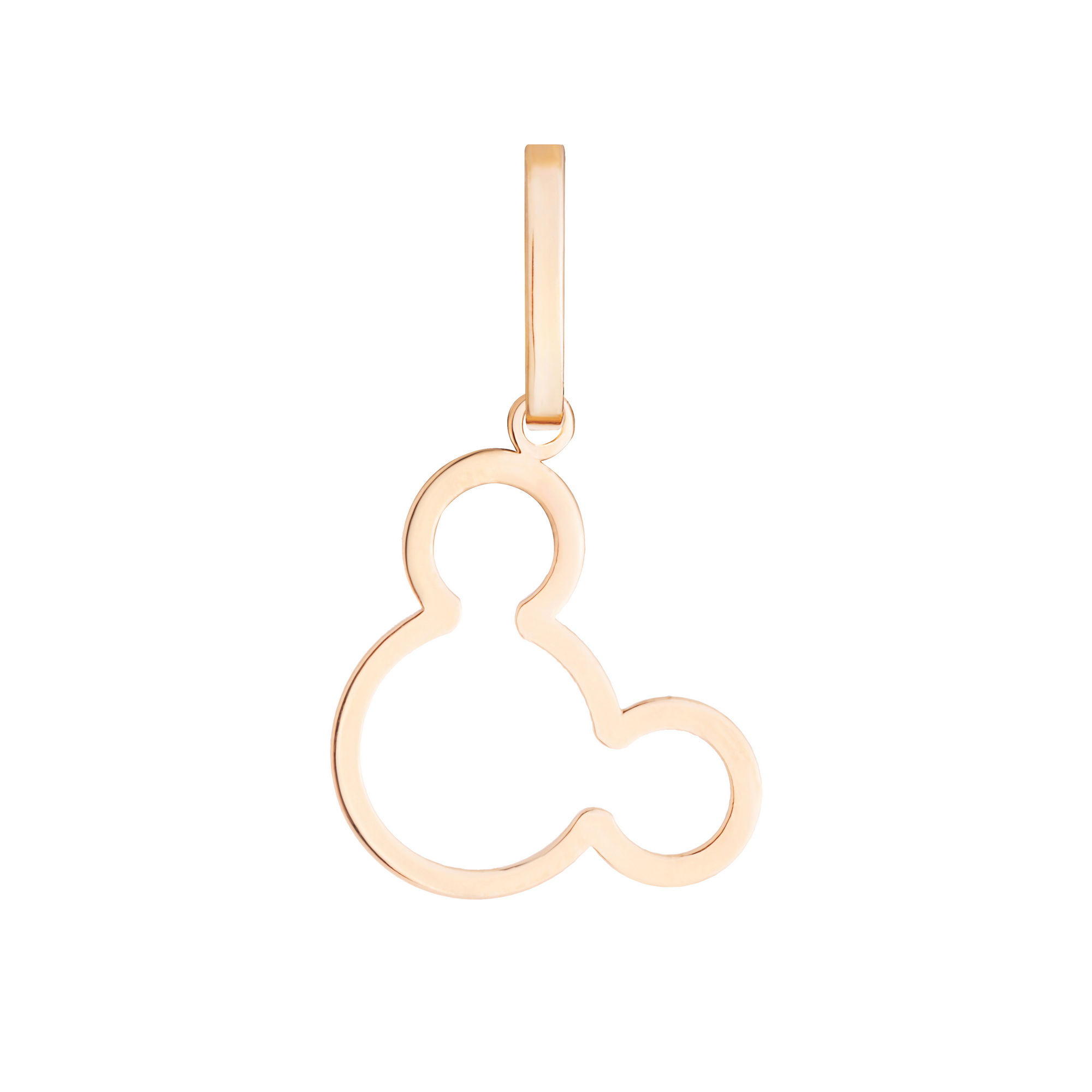 آویز گردنبند طلا 18 عیار بچگانه گالری شیدا مجد طرح میکی