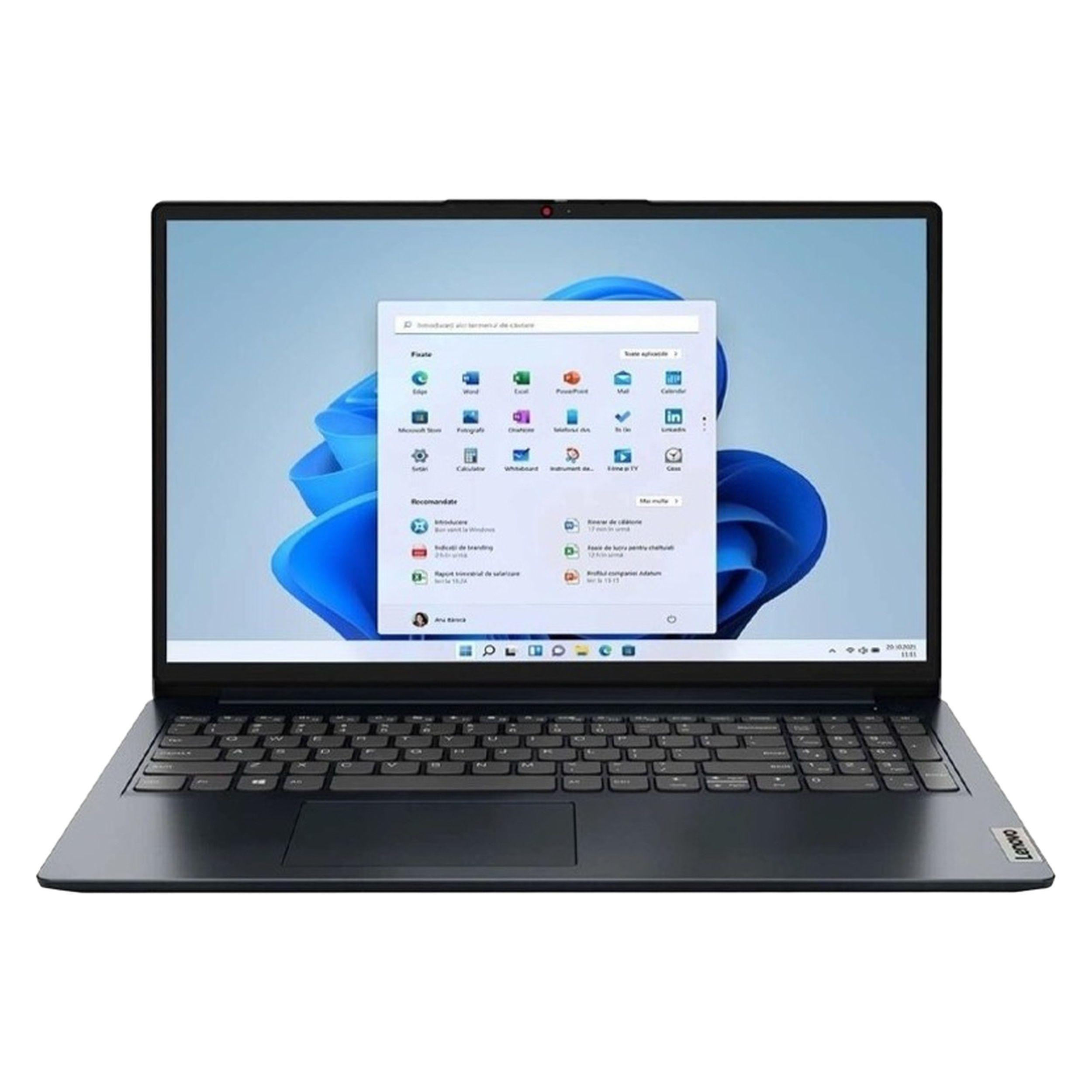 لپ تاپ 15.6 اینچی لنوو مدل Ideapad 1 15IJL7-Celeron N4500-8GB DDR4-256GB SSD-TN-W