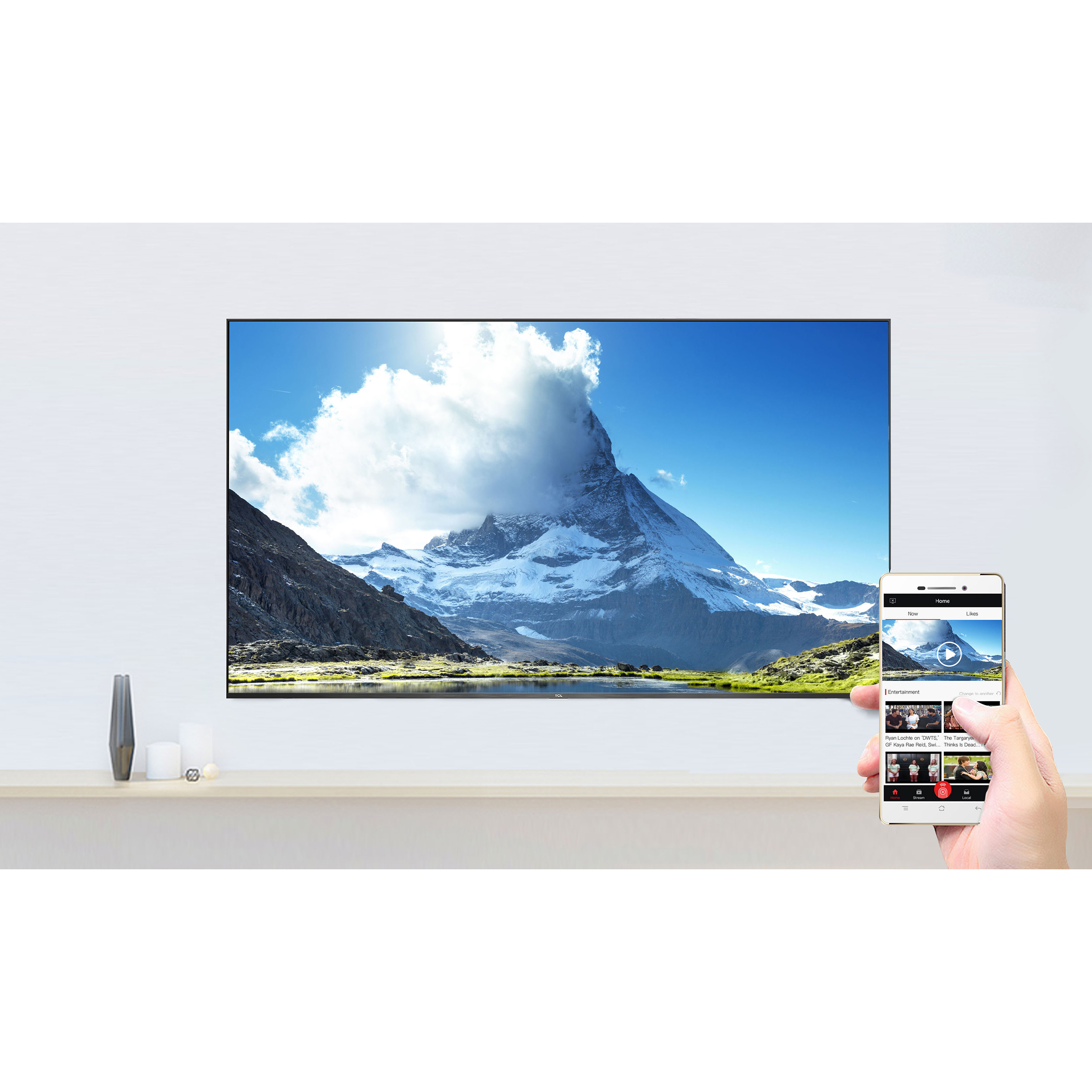 تلویزیون کیو ال ای دی هوشمند تی سی ال مدل 65C715 سایز 65 اینچ