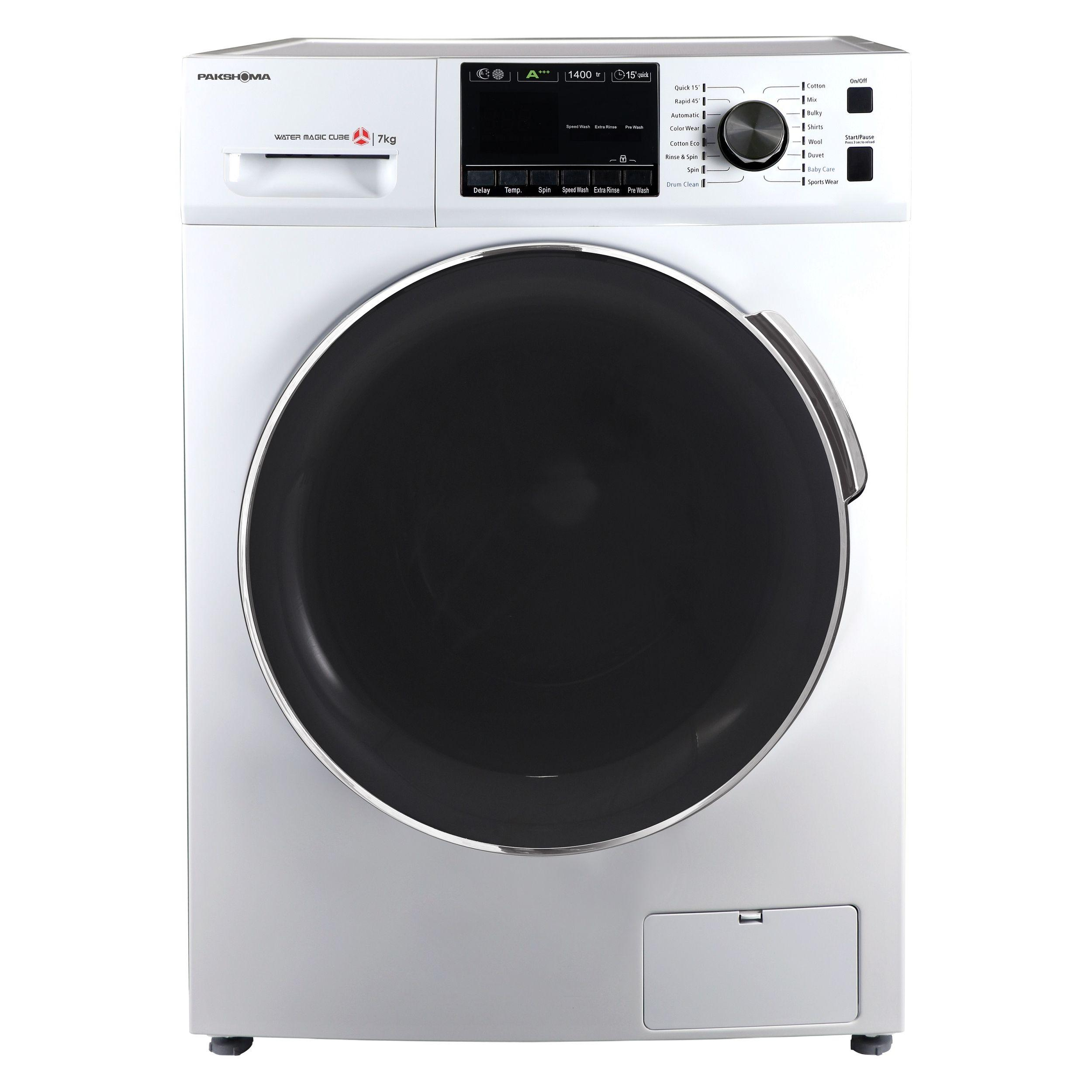 ماشین لباسشویی پاکشوما مدل TFU-74401 ظرفیت 7 کیلوگرم