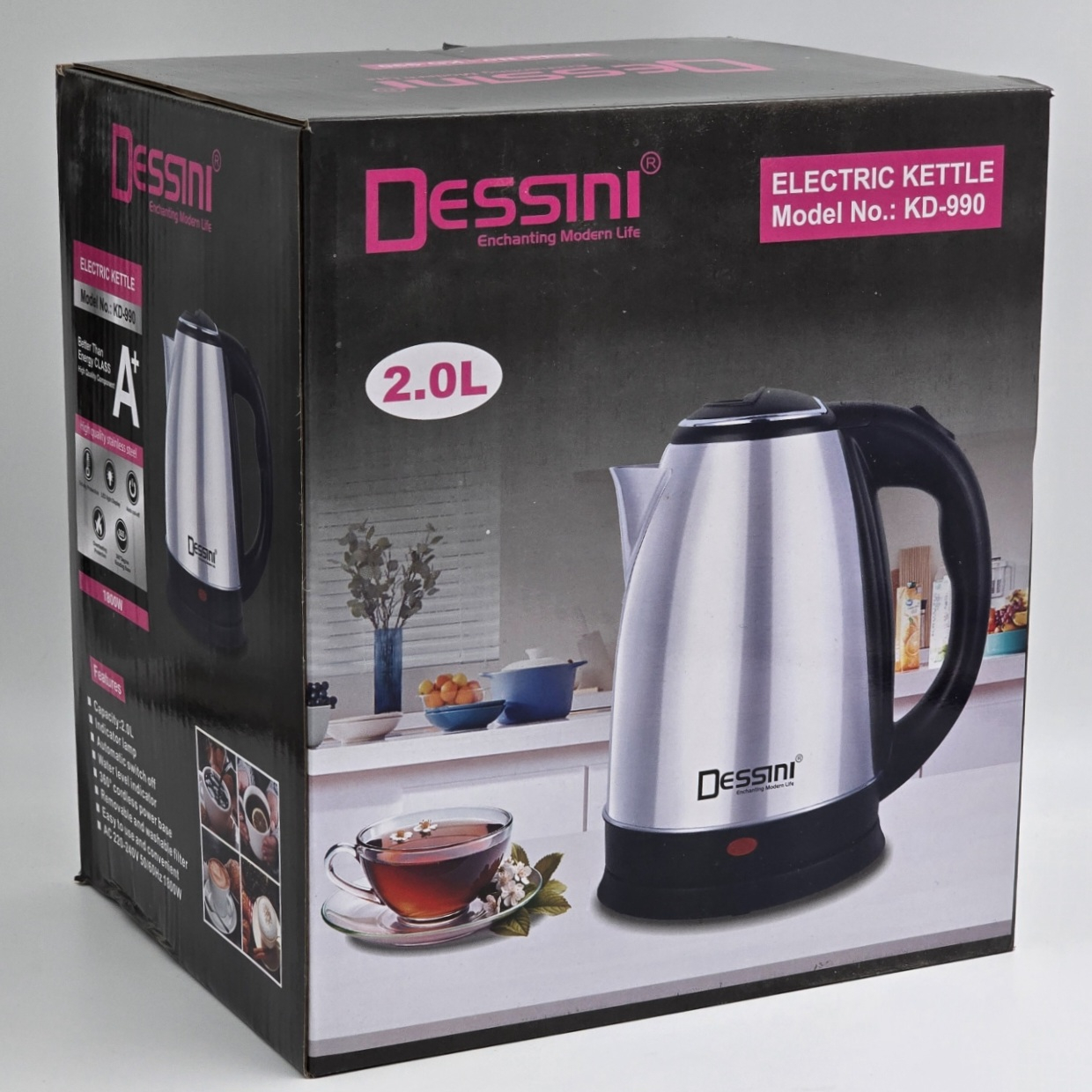 کتری برقی دسینی مدل KD-990 گنجایش 2 لیتر