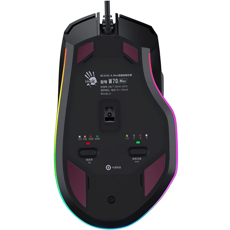 ماوس مخصوص بازی بلادی مدل W_70_MAX_RGB_ ACTIVATED