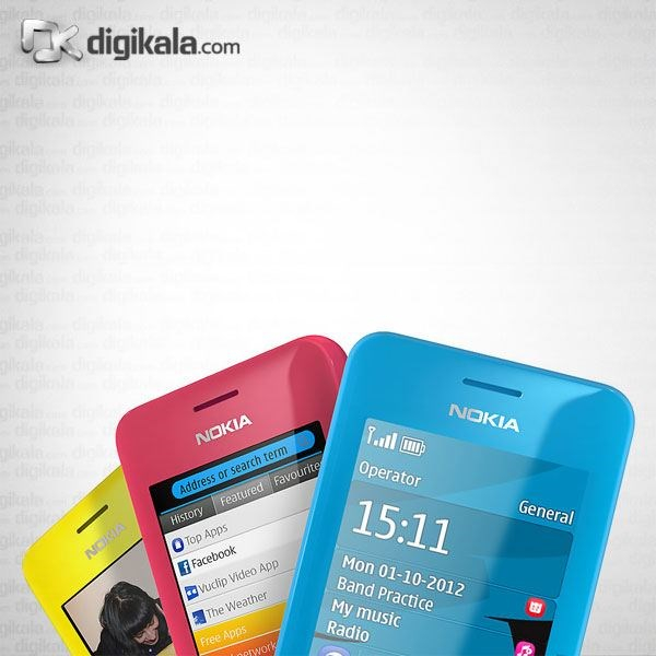 گوشی موبایل نوکیا 206 دو سیم کارت