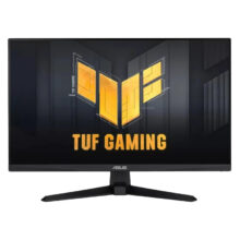 مانیتور گیمینگ 24 اینچ ایسوس مدل TUF Gaming VG۲۴۹QM۱A ،زمان پاسخدهی ۱ms ، رزولوشن Full HD،پنل FAST IPS،نرخ بروزرسانی تصویر۲۷۰ هرتز، یک پورت DIPLAY،دو پورت HDMI وپورت هدفون ، دارای ۲ اسپیکر ۲وات، sRGB : ۹۹%