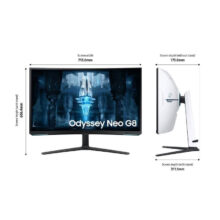 مانیتور مخصوص بازی سامسونگ مدل LS32BG850 سایز 32 اینچ