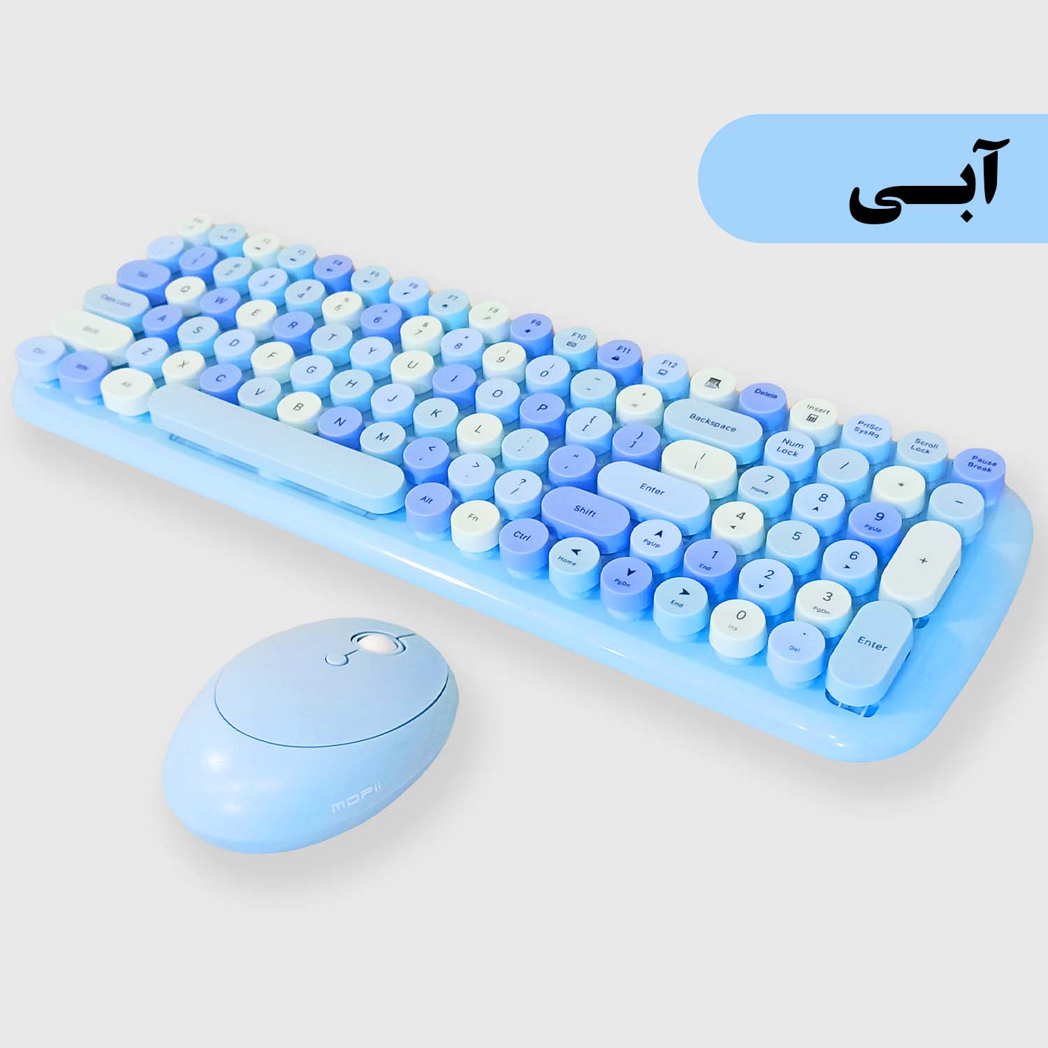 کیبورد و ماوس بی سیم مافی مدل CANDY XR، سوییچ ممبران ، Full Size