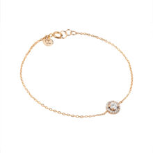 دستبند زنجیری طلا 18 عیار زنانه گالری شیدا مجد مدل تخمه