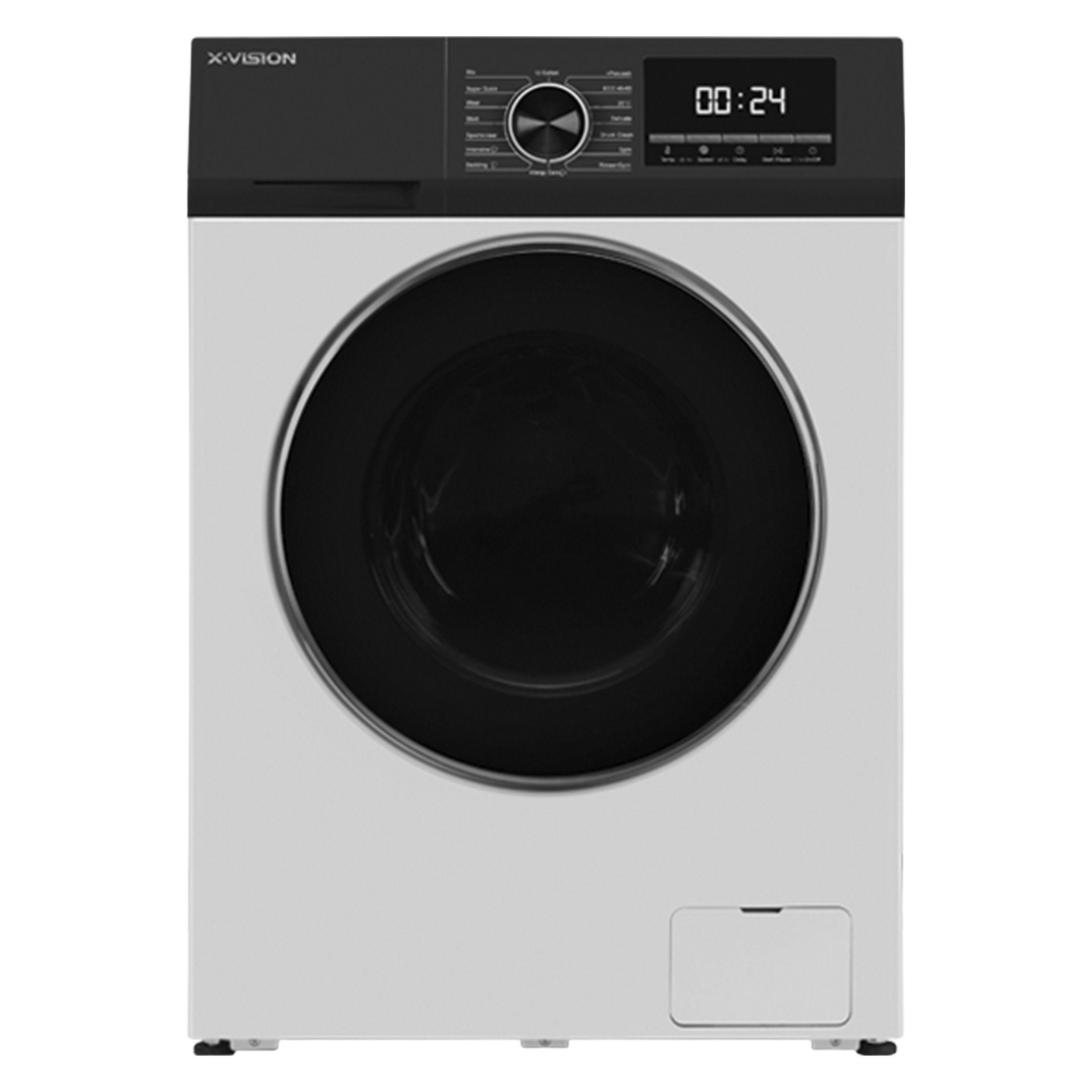 ماشین لباسشویی اتوماتیک ایکس ویژن مدل TP82-BWD ظرفیت 8 کیلوگرم