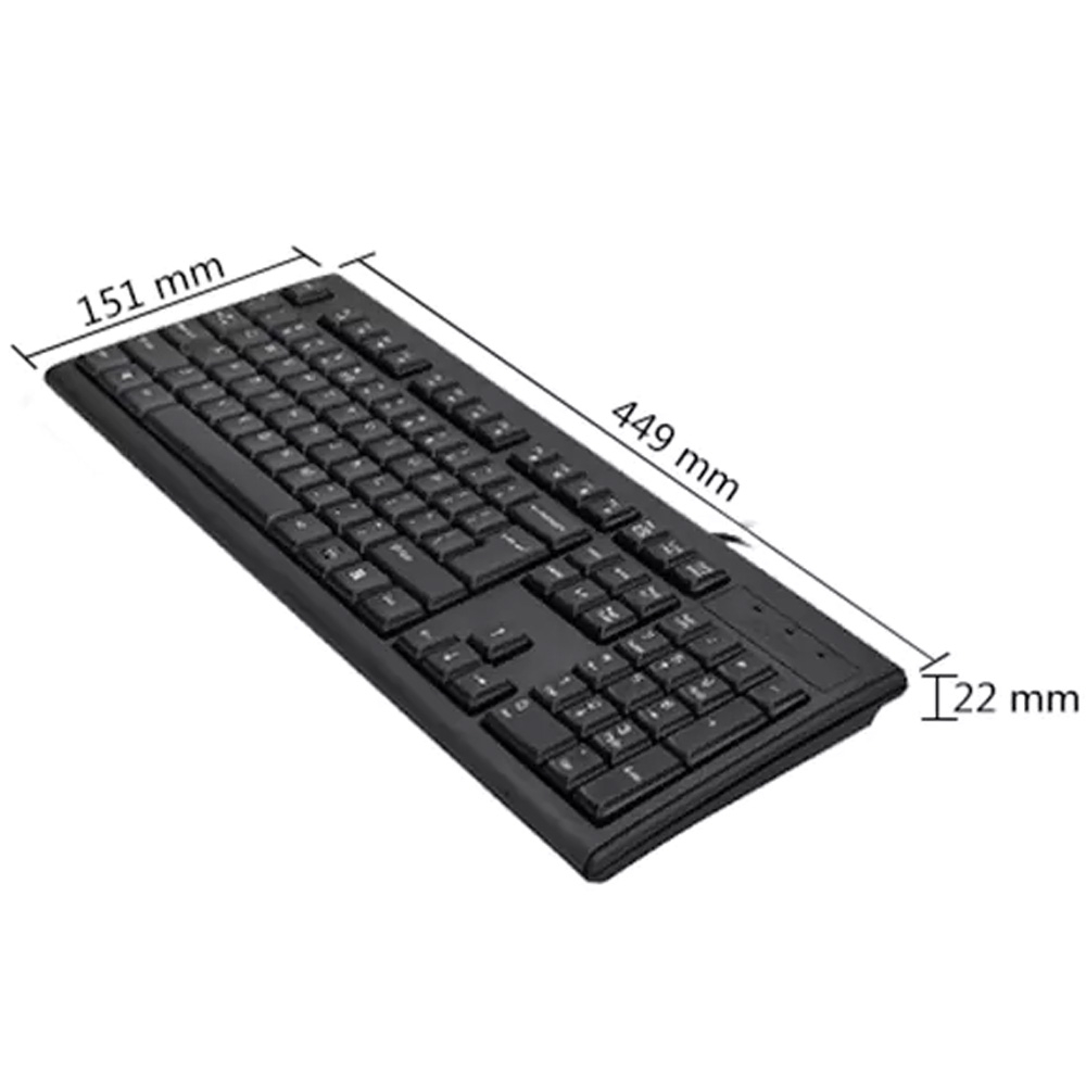 کیبورد ای فورتک مدل KR-83 ؛ Full-size