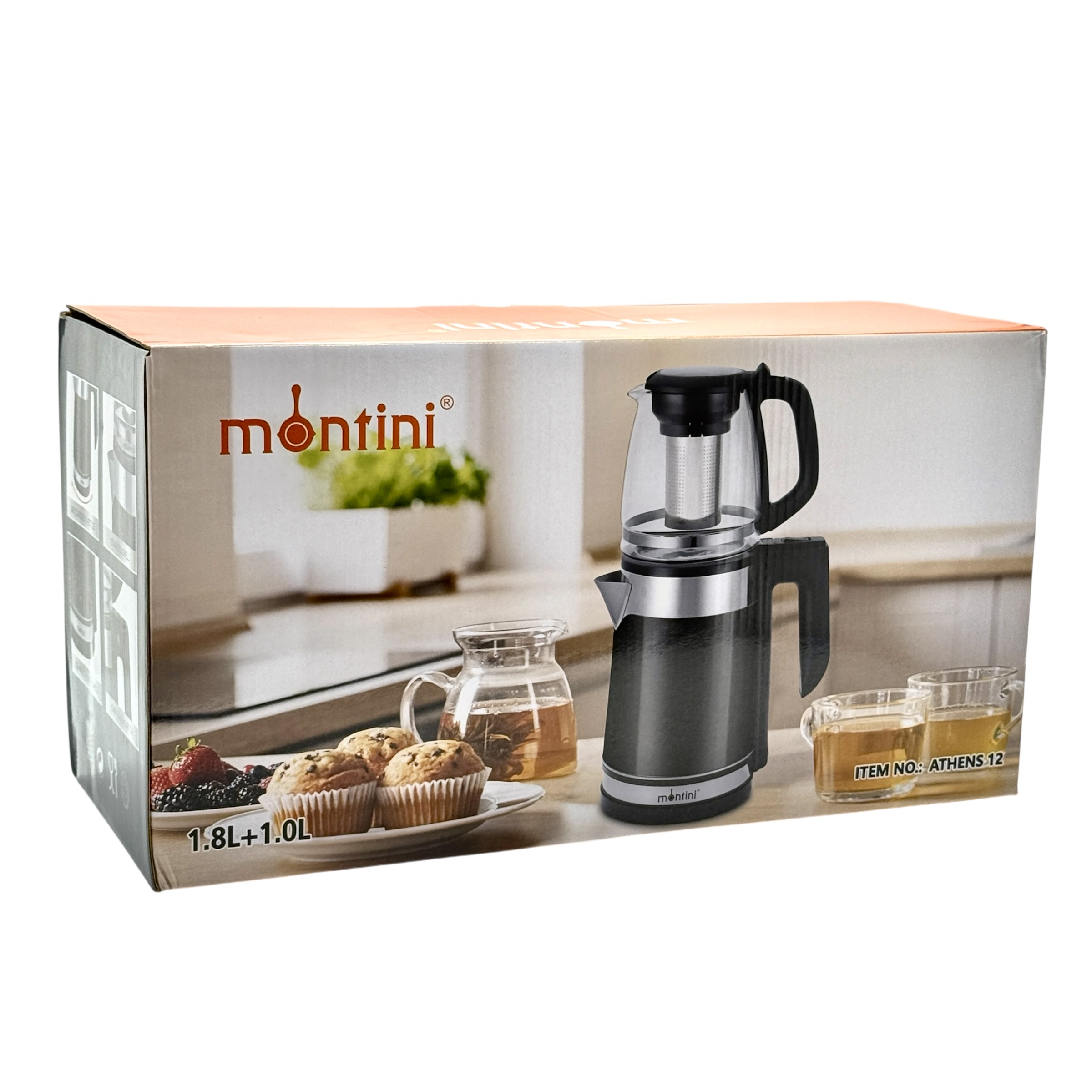 چای ساز روی هم مونتینی مدل ATHENS12