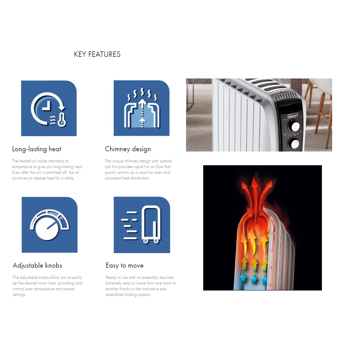 شوفاژ برقی دلونگی مدل TRD0820