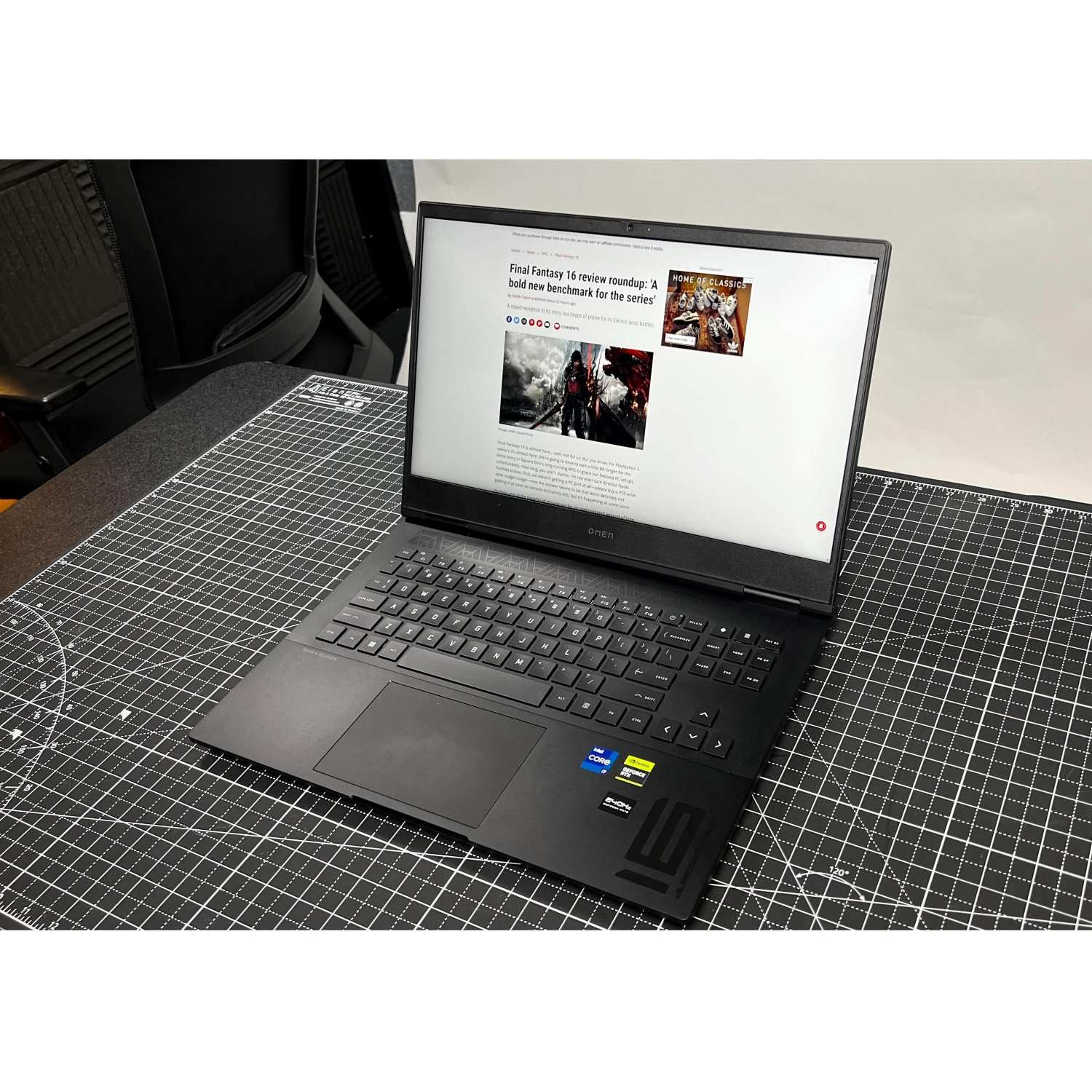 لپ تاپ 16.1 اینچی اچ‌ پی مدل Omen Gaming 16-WF0083DX-i9 13900HX-16GB DDR5-1SSD-RTX4060-FHD-W