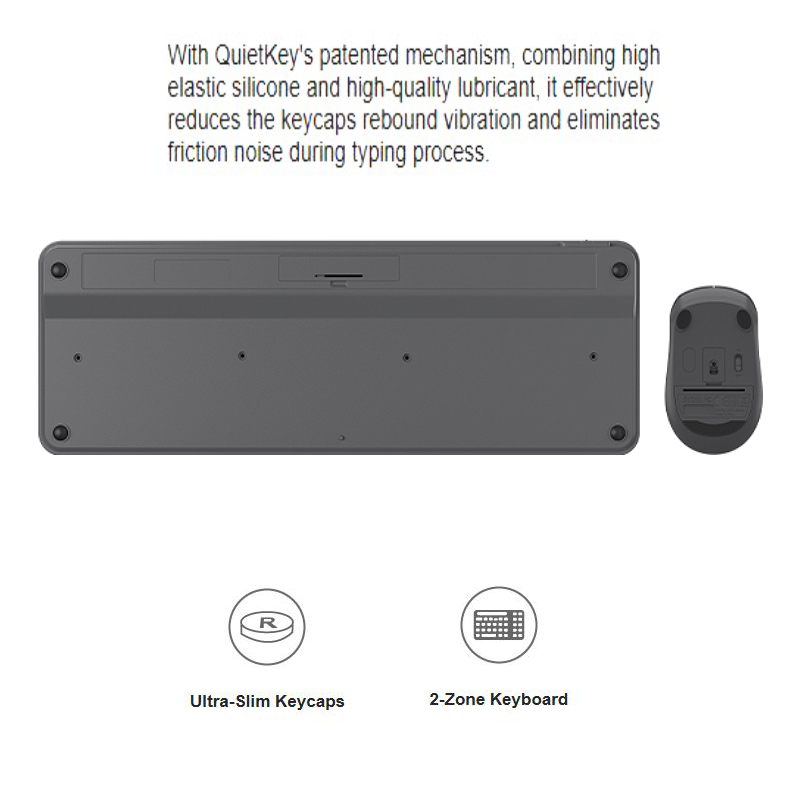 کیبورد و ماوس بی سیم ای فورتک مدل FG_33OO_AIR2