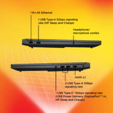 لپ تاپ 16.1 اینچی اچ پی مدل Victus 16-r1066ne-i5 14450HX-16GB DDR5 5600MHz-1TB SSD-RTX3050 6GB-FHD 144Hz