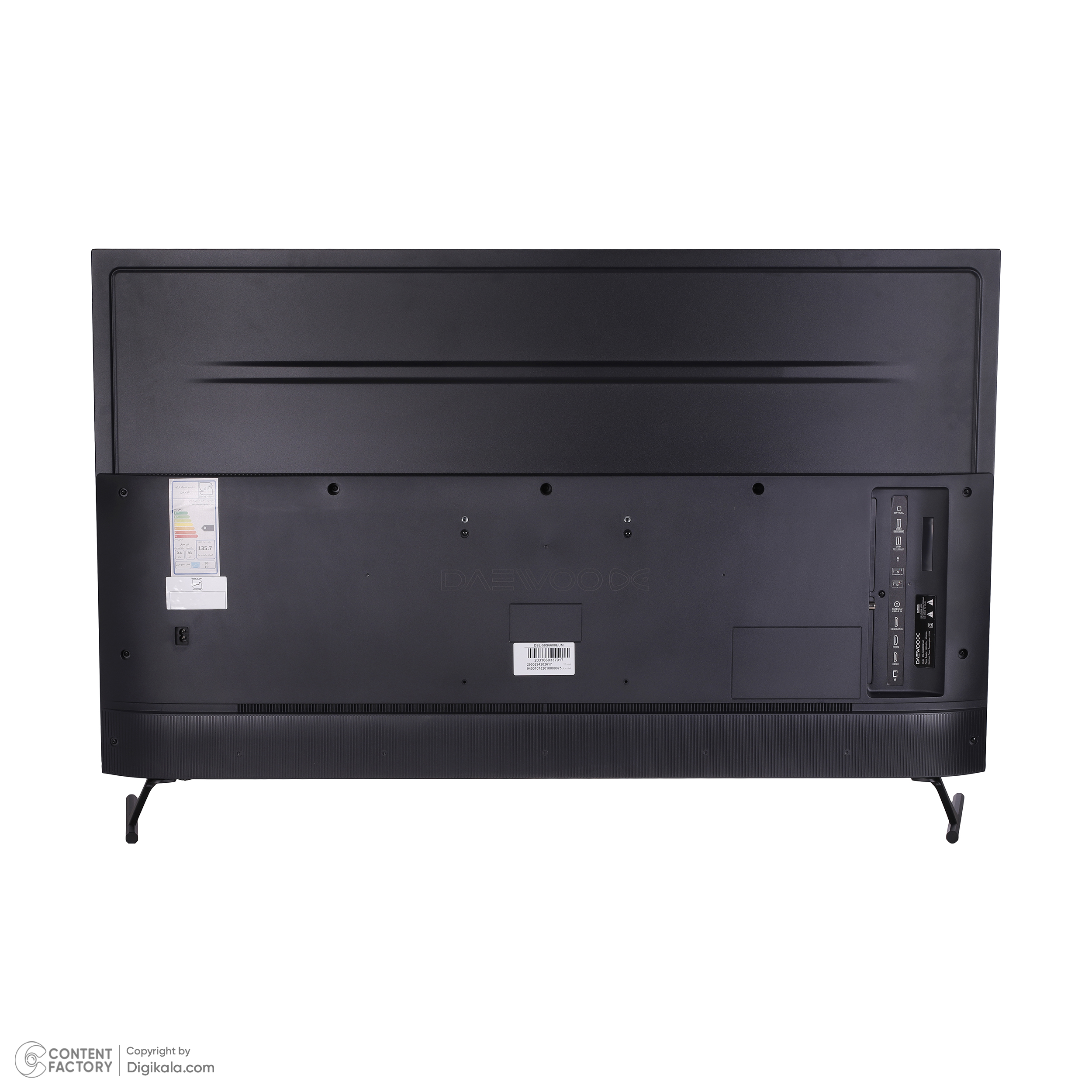 تلوزیون ال ای دی هوشمند دوو مدل DSL-50S6600EUM سایز 50 اینچ