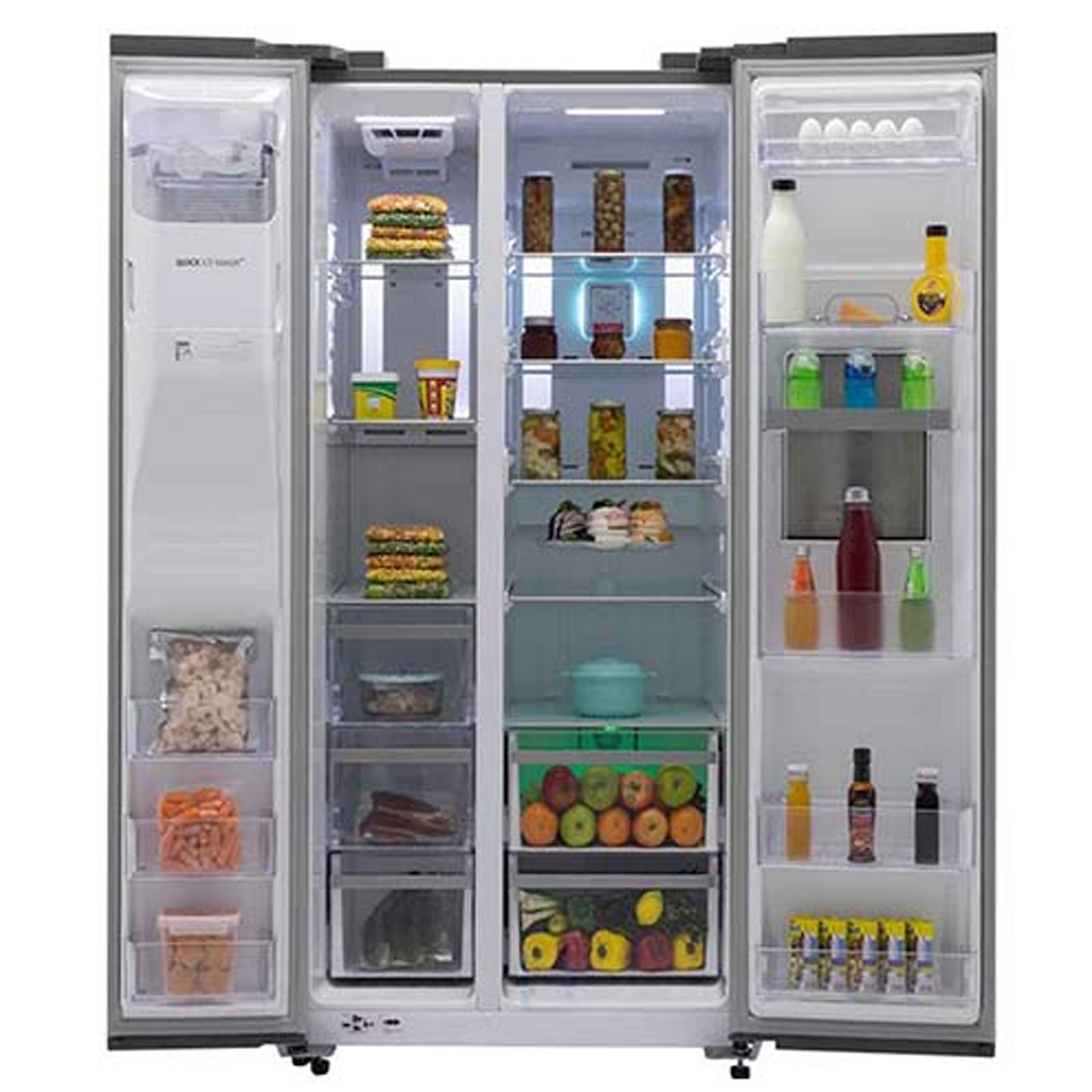 یخچال و فریزر ساید بای ساید 32 فوت اسنوا مدل S1Di-S100S