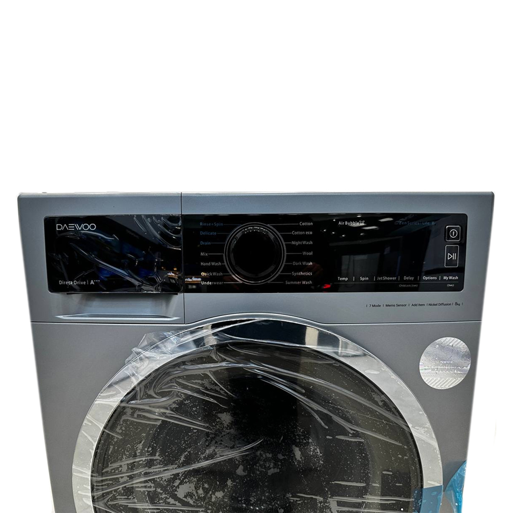 ماشین لباسشویی اتوماتیک دوو مدل LM-860SB ظرفیت 8 کیلوگرم