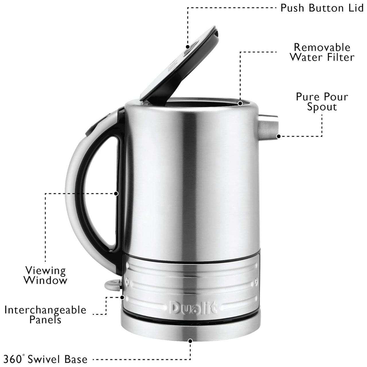 کتری برقی دوالیت مدل 72905 گنجایش 1.5 لیتر