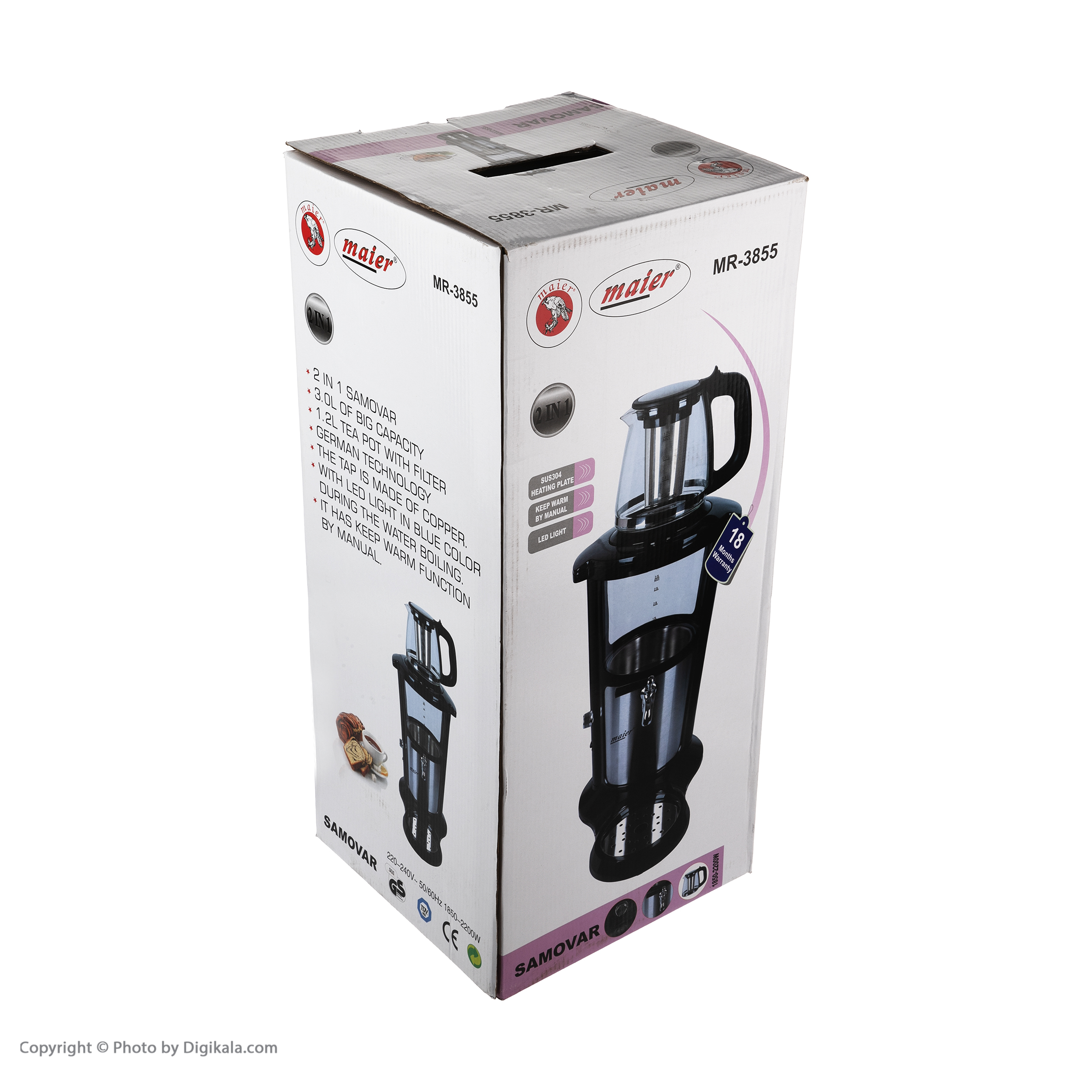 سماوربرقی مایر مدل 3855