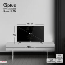 تلویزیون 43 اینچ ال ای دی هوشمند جی پلاس مدل GTV-43SH628N
